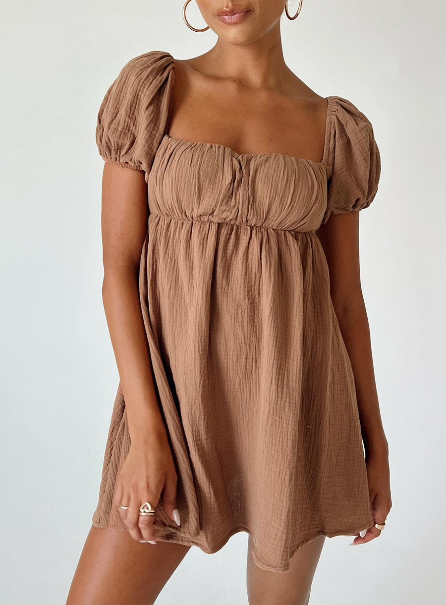 Let's Dance Mini Dress Brown · photo 1