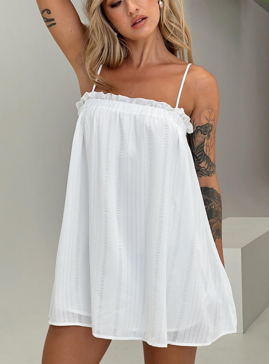 Marsaline Mini Dress White · photo 1