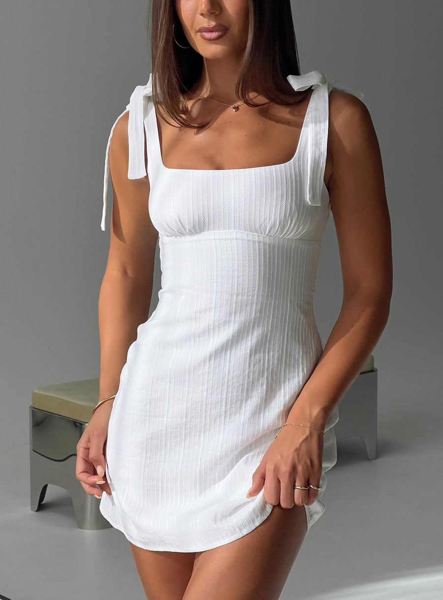 Neverending Mini Dress White · photo 1