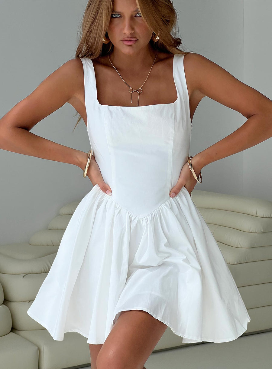 Straplie Mini Dress White · photo 1