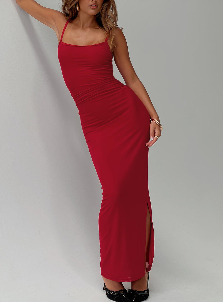 Apolline Maxi Dress Red · photo 1