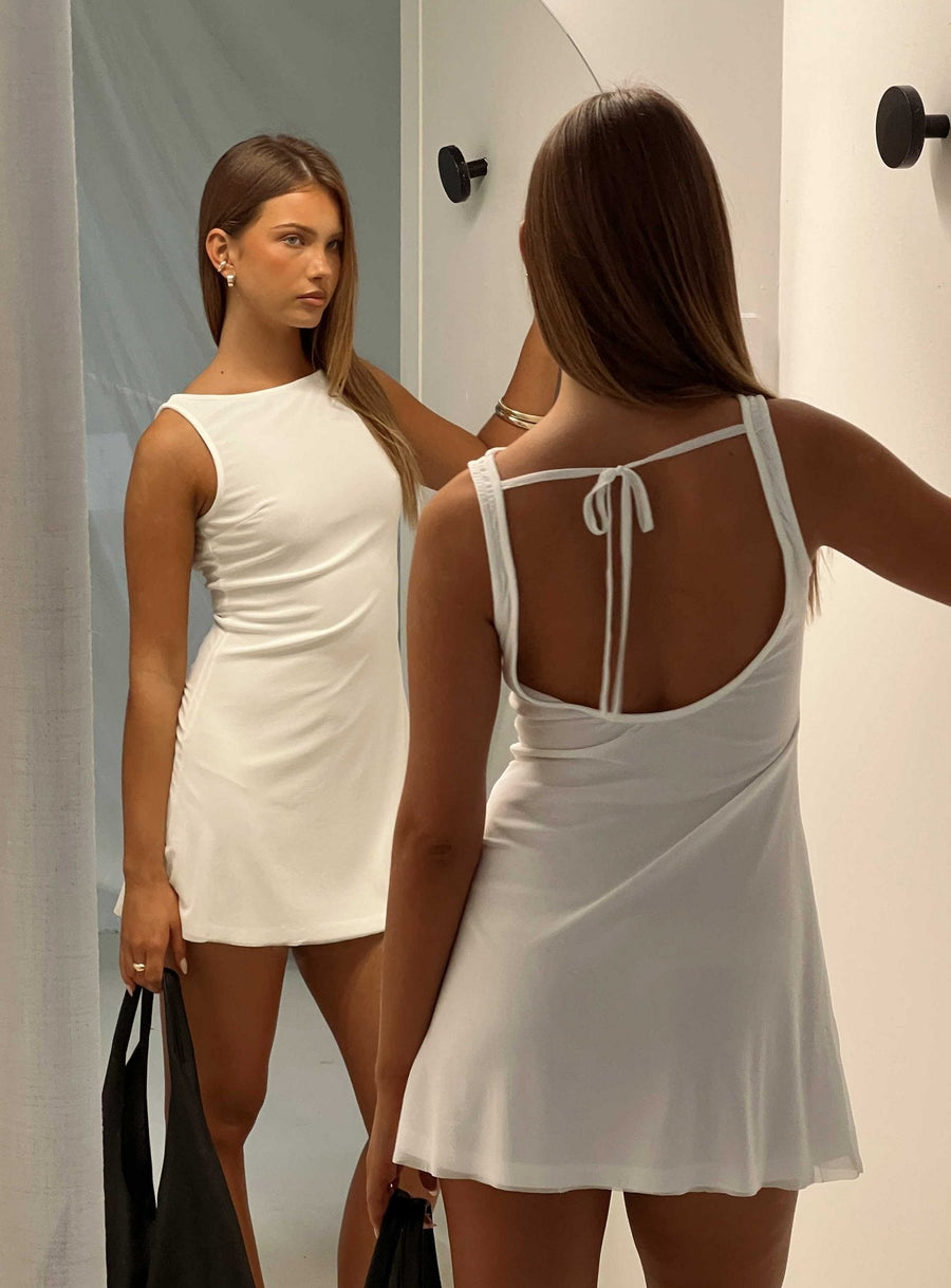 Lukea Sleeveless Mini Dress White · photo 1