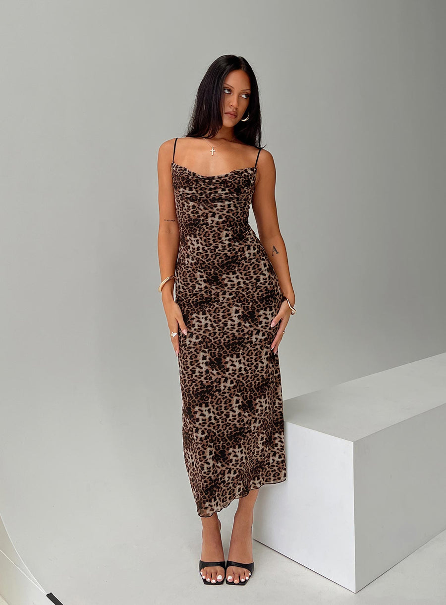 Sugar Maxi Dress Leopard · photo 7