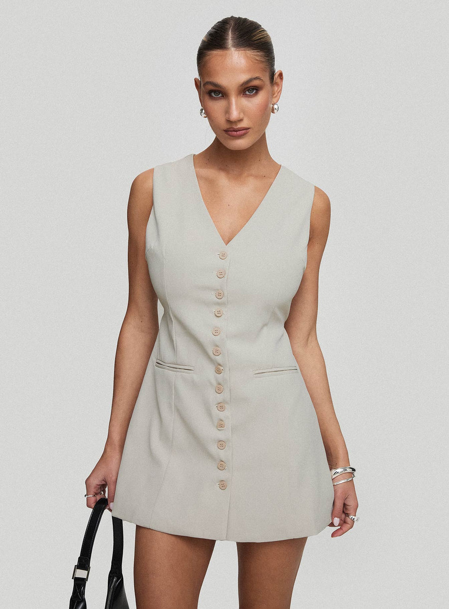 Katja Mini Dress Oyster · photo 1