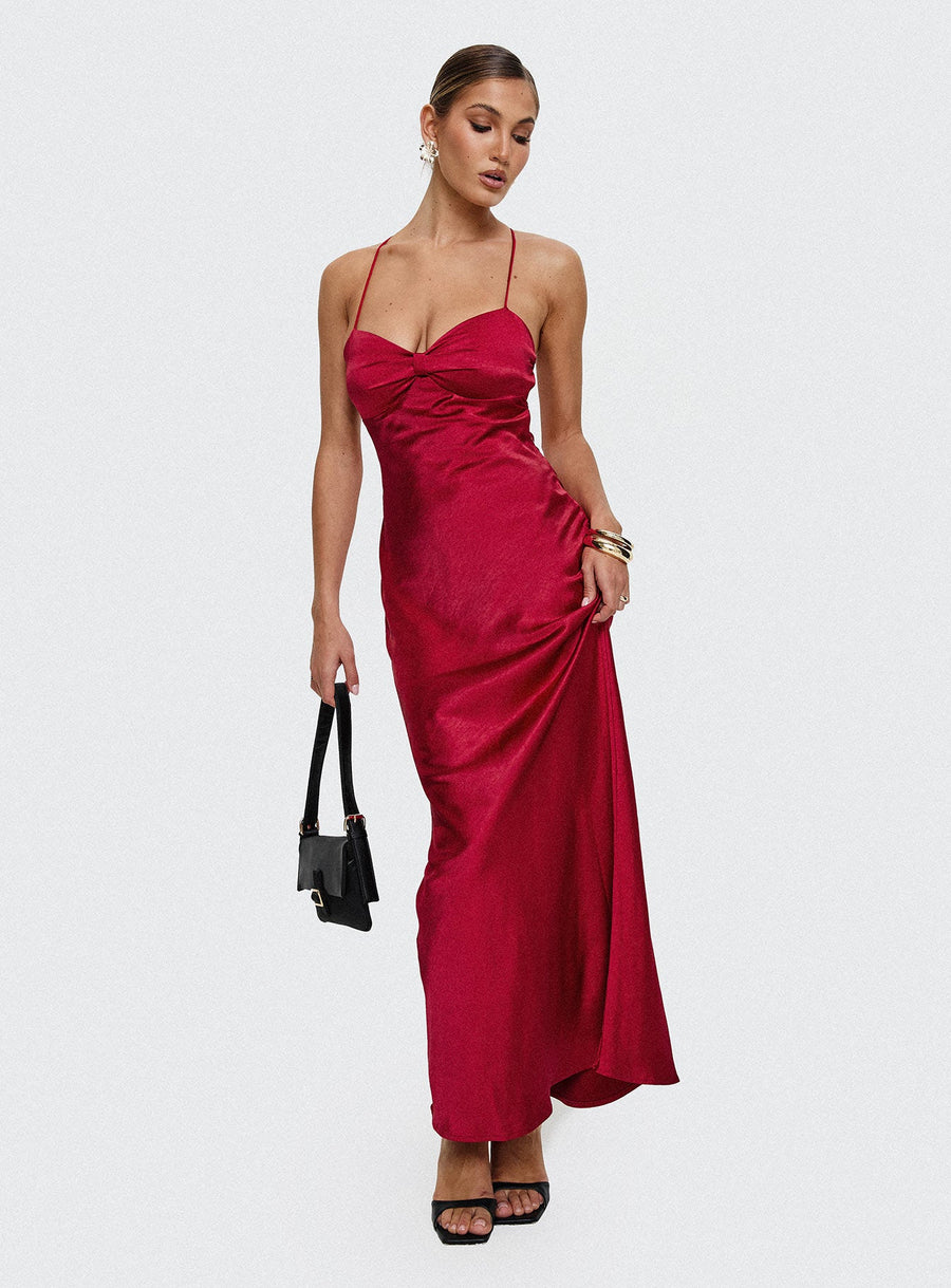Kristelle Maxi Dress Red · photo 1