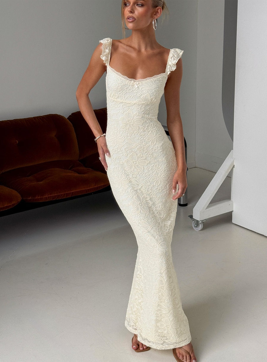 Beacall Maxi Dress Lemon · photo 1