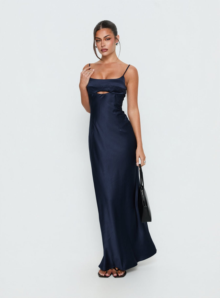 Powell Maxi Dress Navy · photo 1