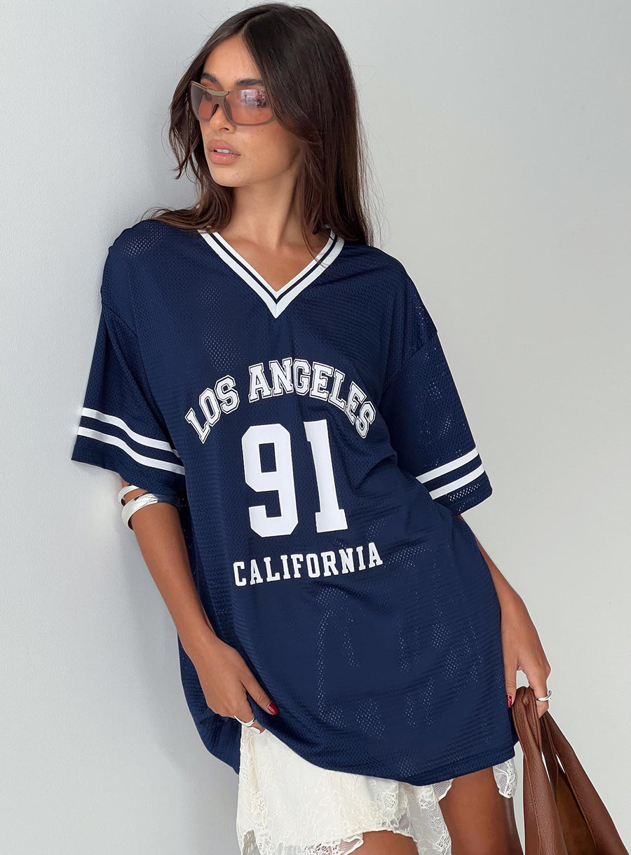 Michail Jersey Dress Navy · photo 1