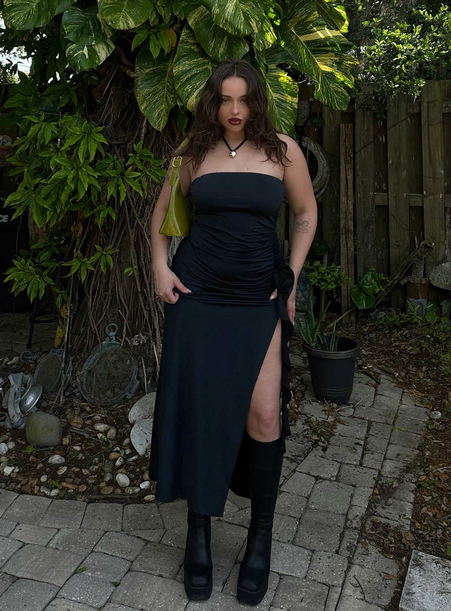 Samirah Maxi Dress Black · photo 9