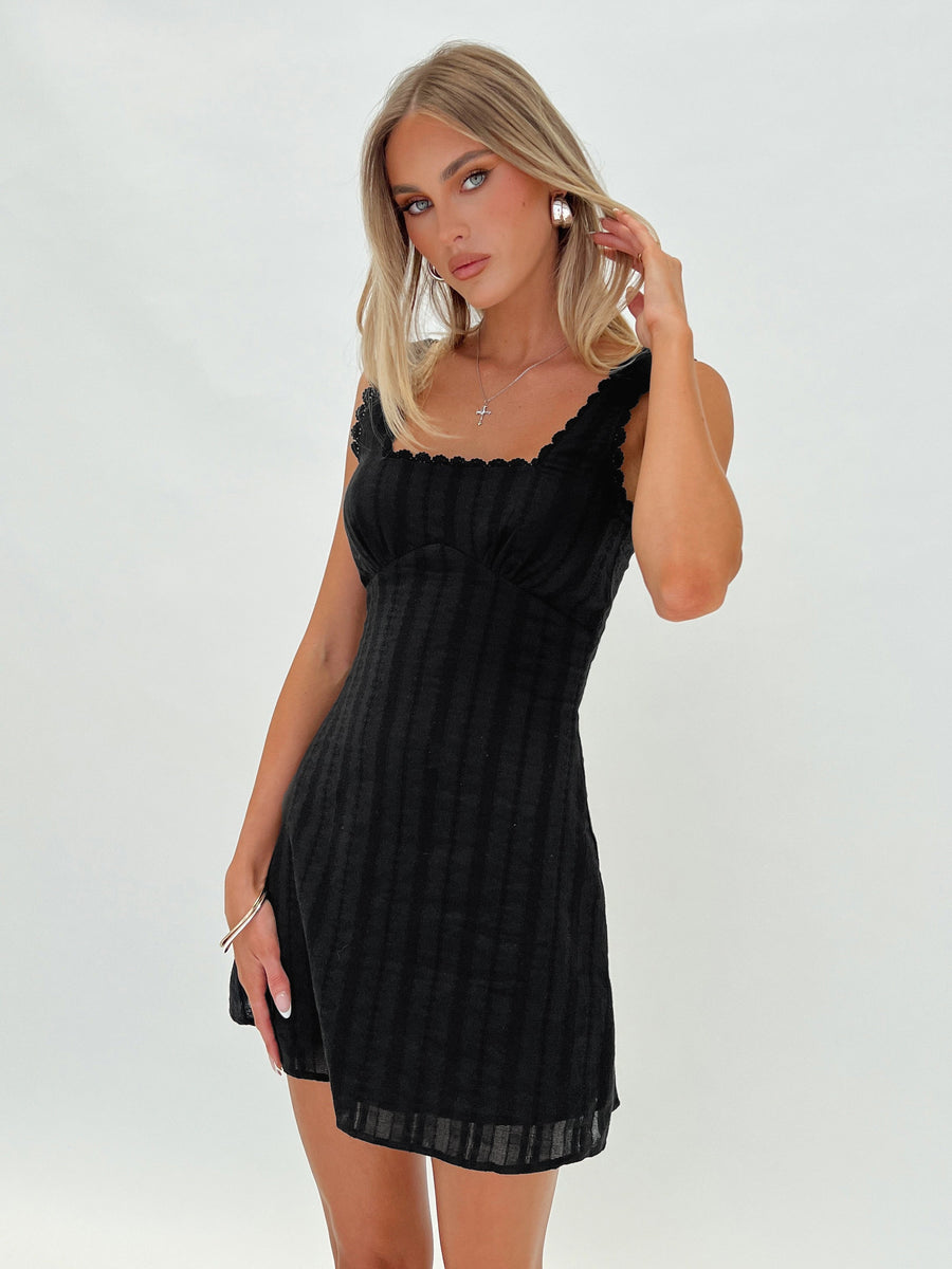 Dasha Mini Dress Black Petite · photo 1