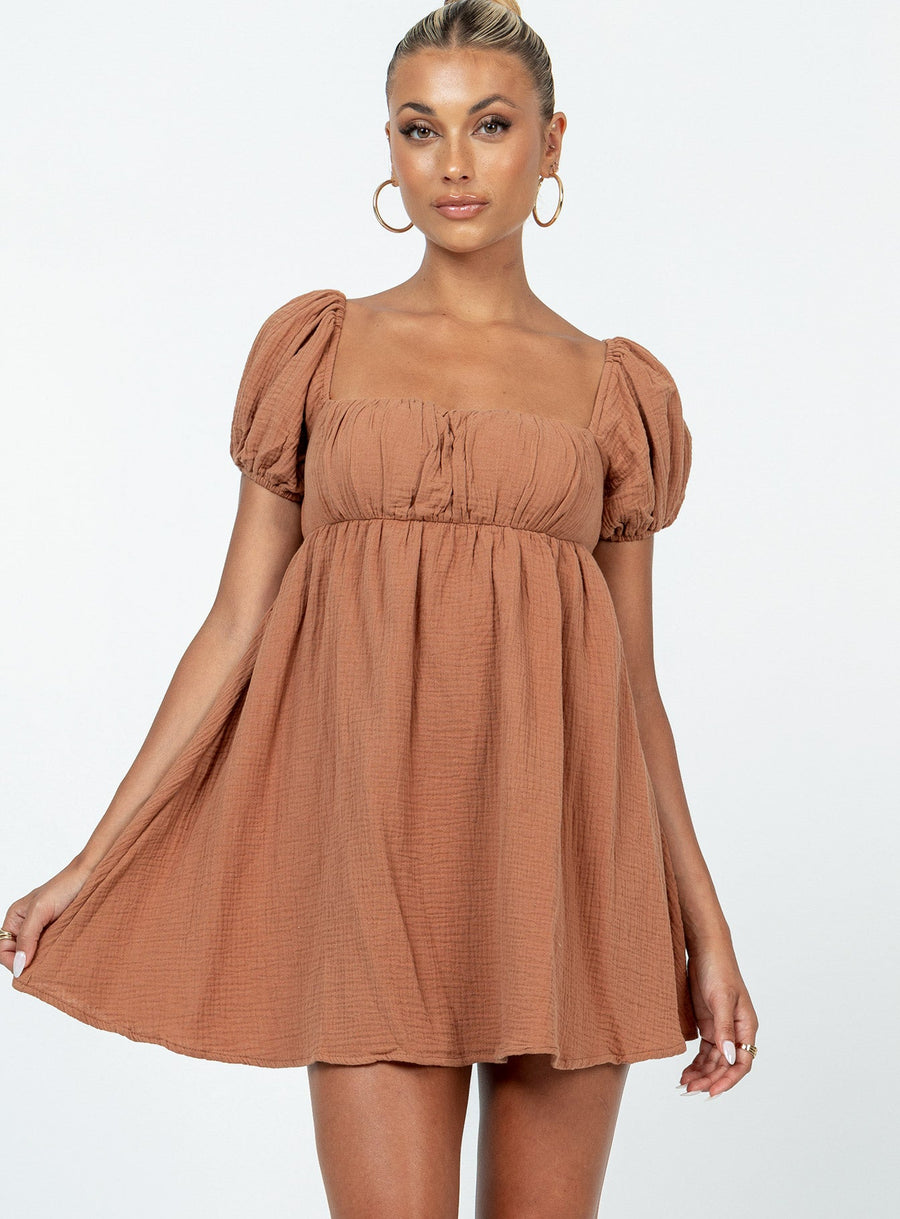 Let's Dance Mini Dress Brown · photo 2