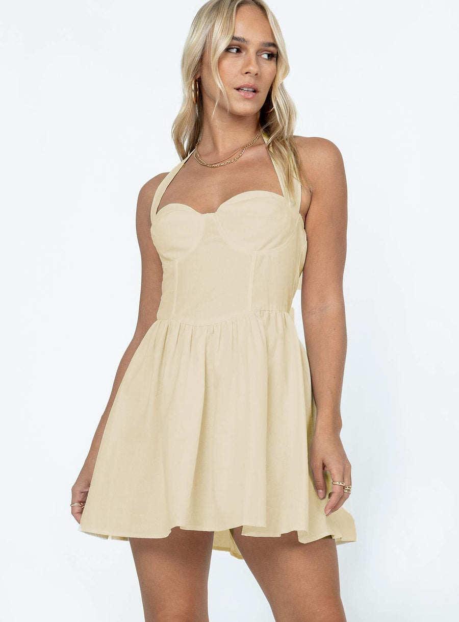 Lyle Mini Dress Cream · photo 1