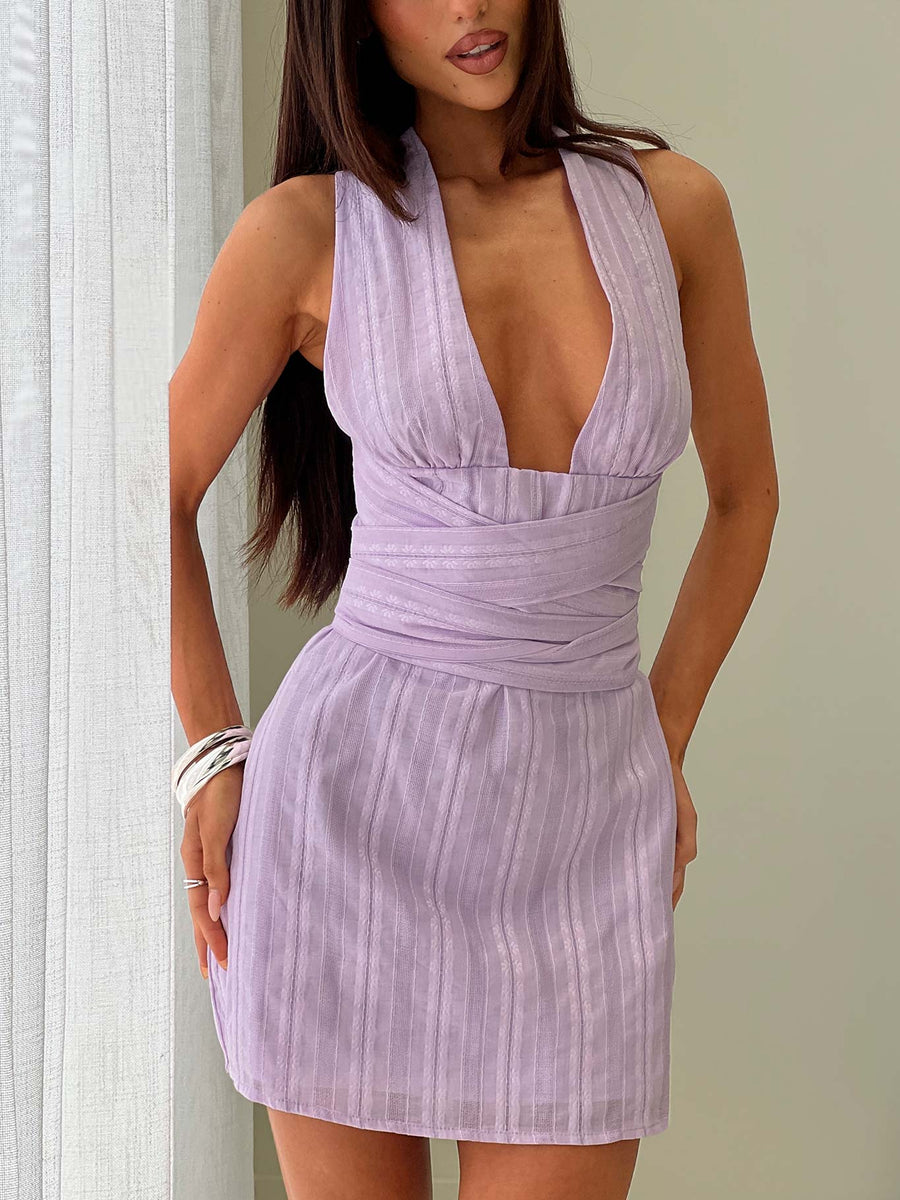 Alsace Mini Dress Lilac · photo 10