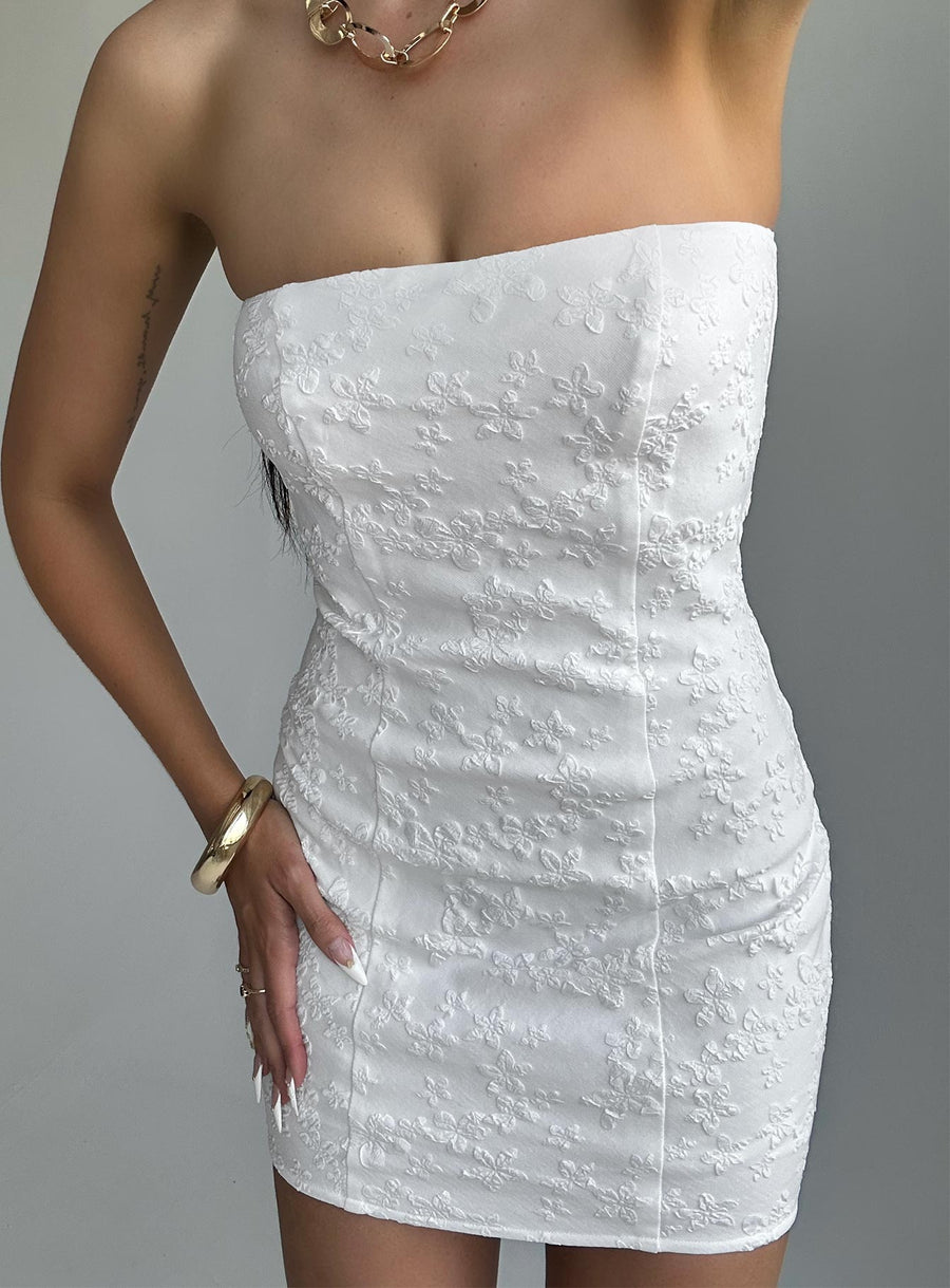 Anja Mini Dress White · photo 7