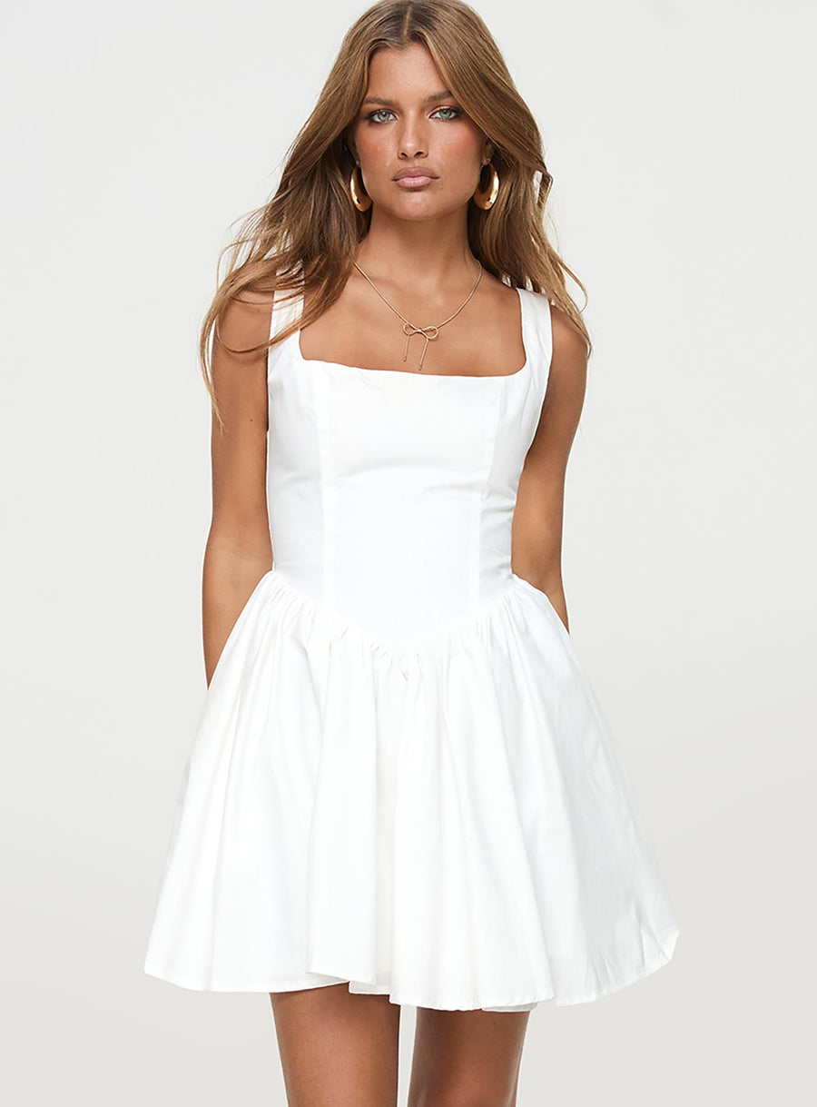 Straplie Mini Dress White · photo 2