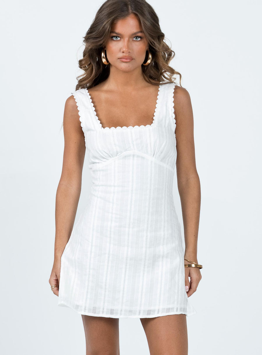 Dasha Mini Dress White · photo 2