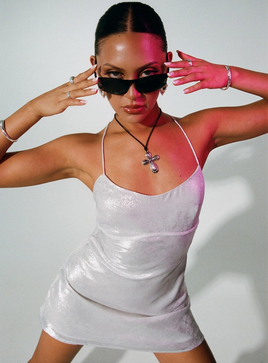 Clemence Mini Dress Silver · photo 1