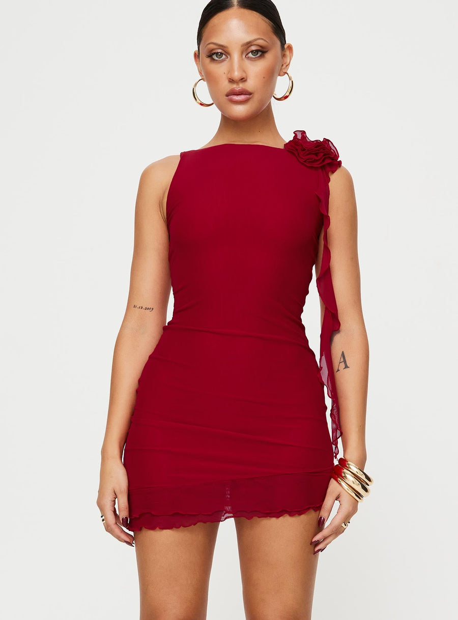 Lorello Mini Dress Red · photo 2