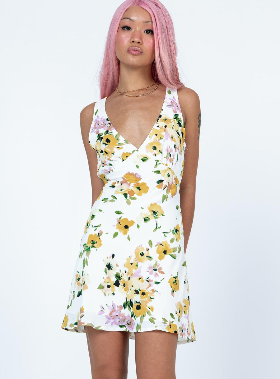 Nellie Mini Dress Multi Floral · photo 1