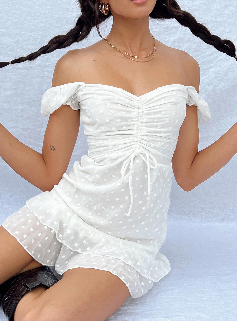 Mikail Mini Dress White · photo 8