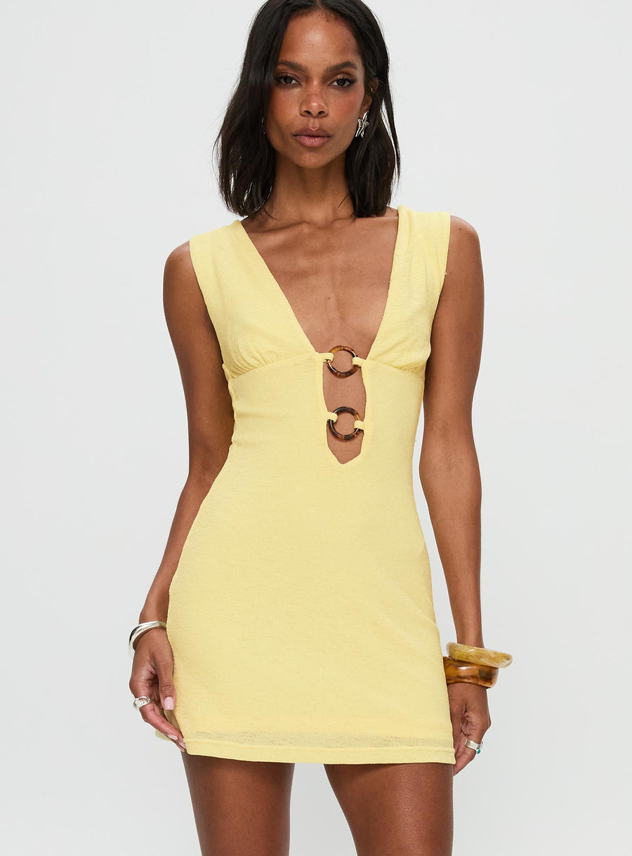 Steward Mini Dress Lemon · photo 2