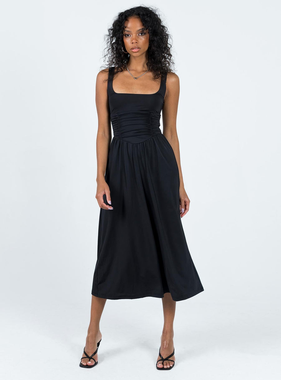 Braddon Midi Dress Black · photo 1