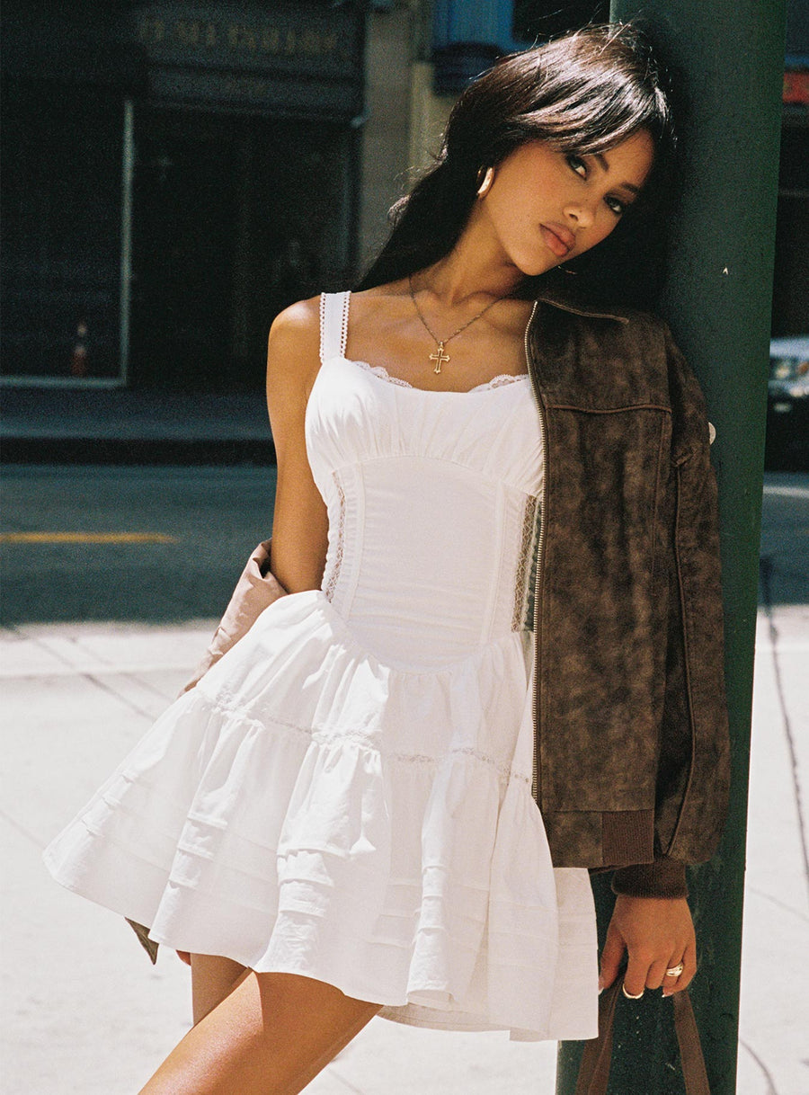 Cuppa Mini Dress White · photo 1
