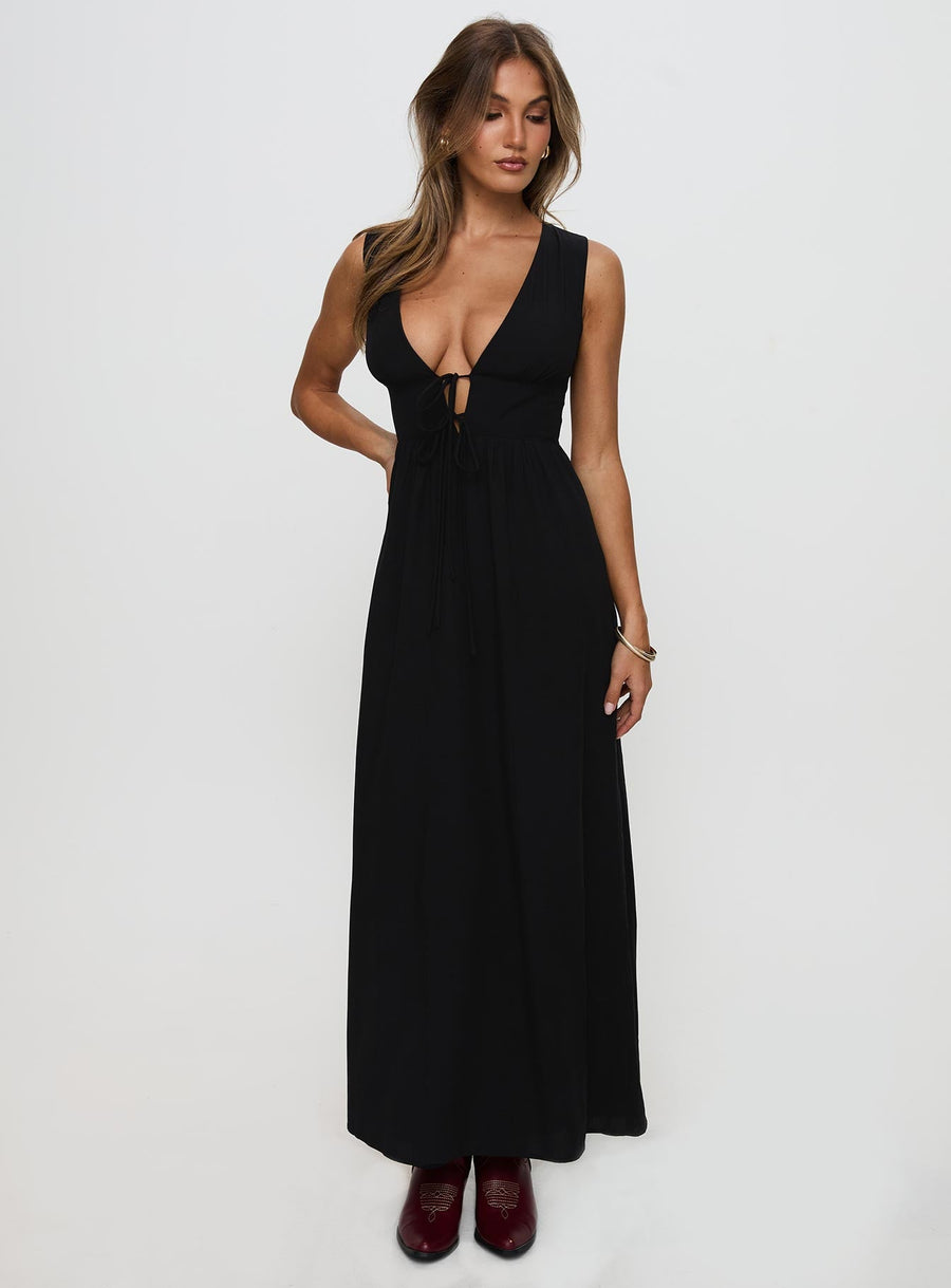 Pokey Maxi Dress Black · photo 2