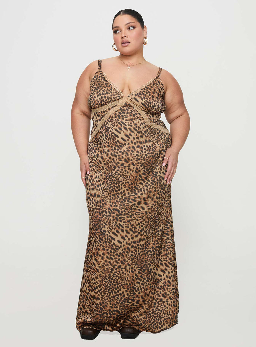 Sanctuary Maxi Dress Leopard Curve · photo 2