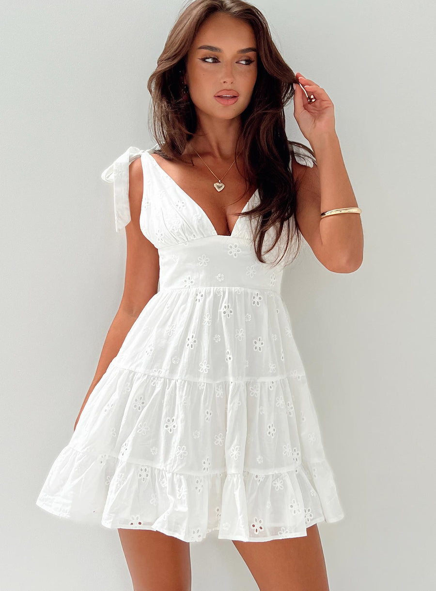 Galvis Mini Dress White Petite · photo 1