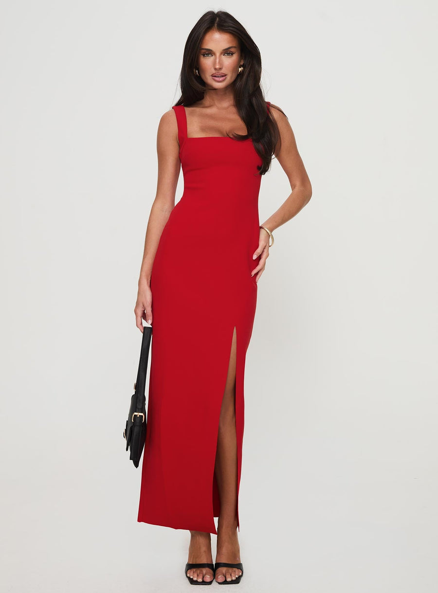 Bombshell Maxi Dress Red · photo 2