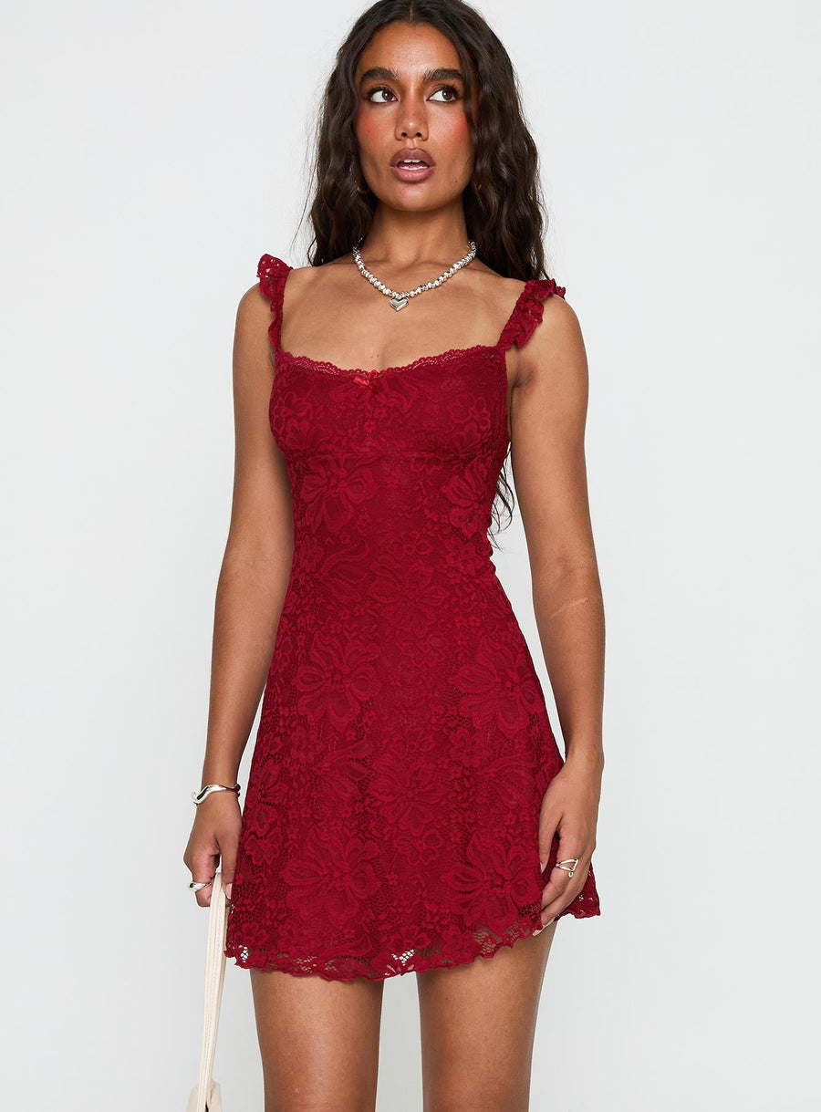 Beacall Mini Dress Red · photo 2
