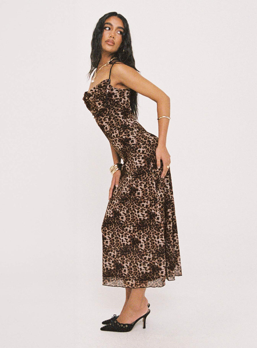 Sugar Maxi Dress Leopard · photo 1