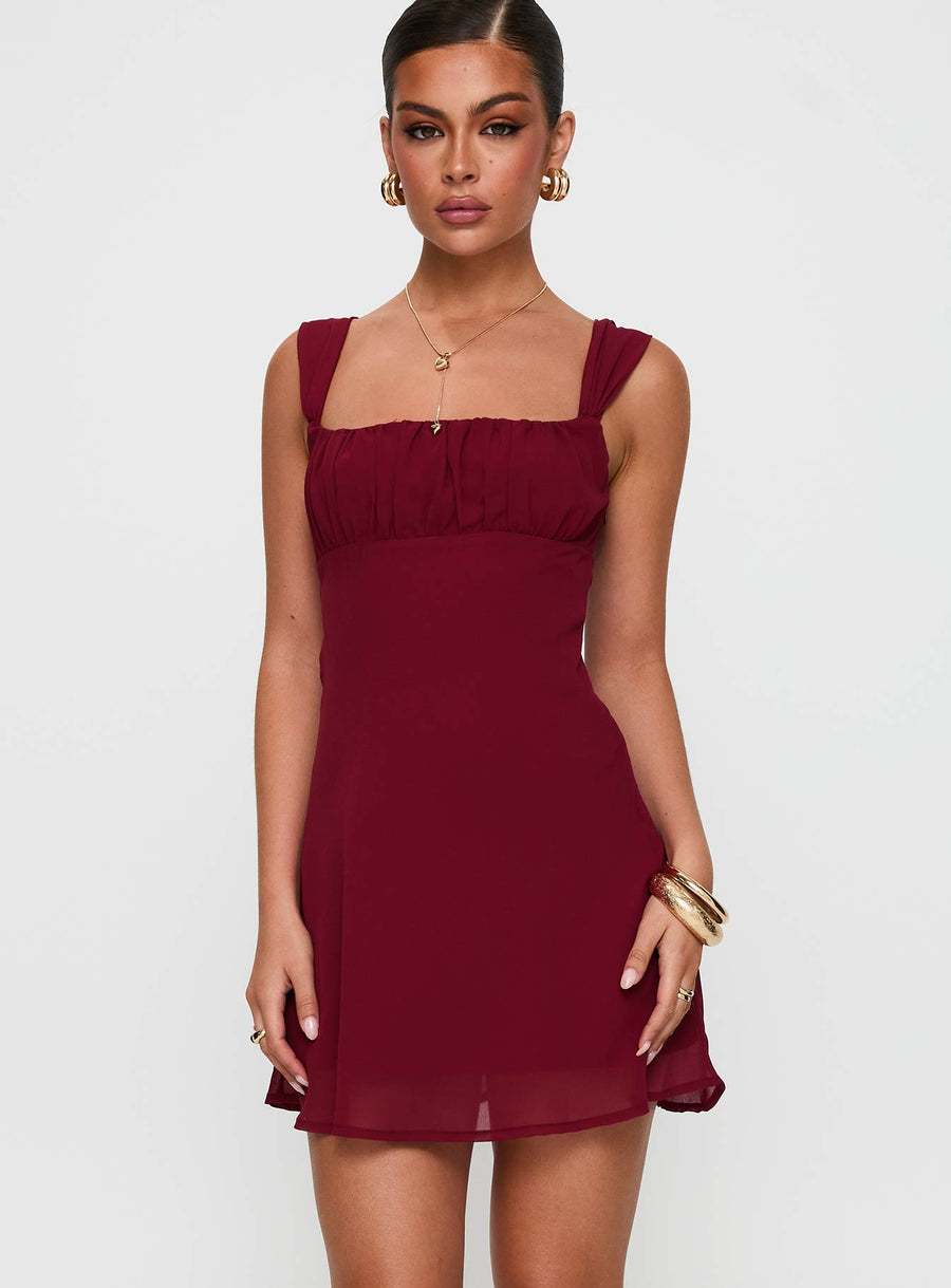 Solasta Mini Dress Red · photo 1
