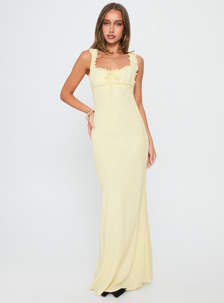 Lillette Maxi Dress Lemon · photo 2