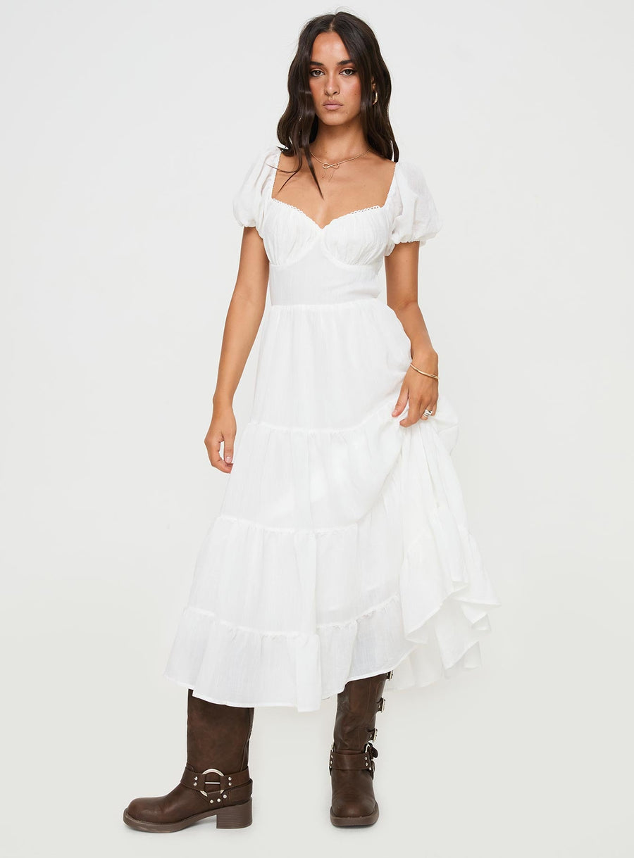 Danny Midi Dress White · photo 2