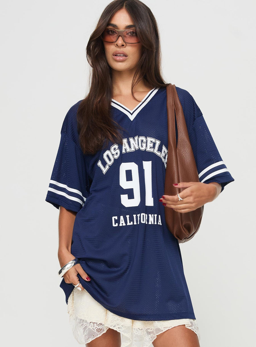 Michail Jersey Dress Navy · photo 2