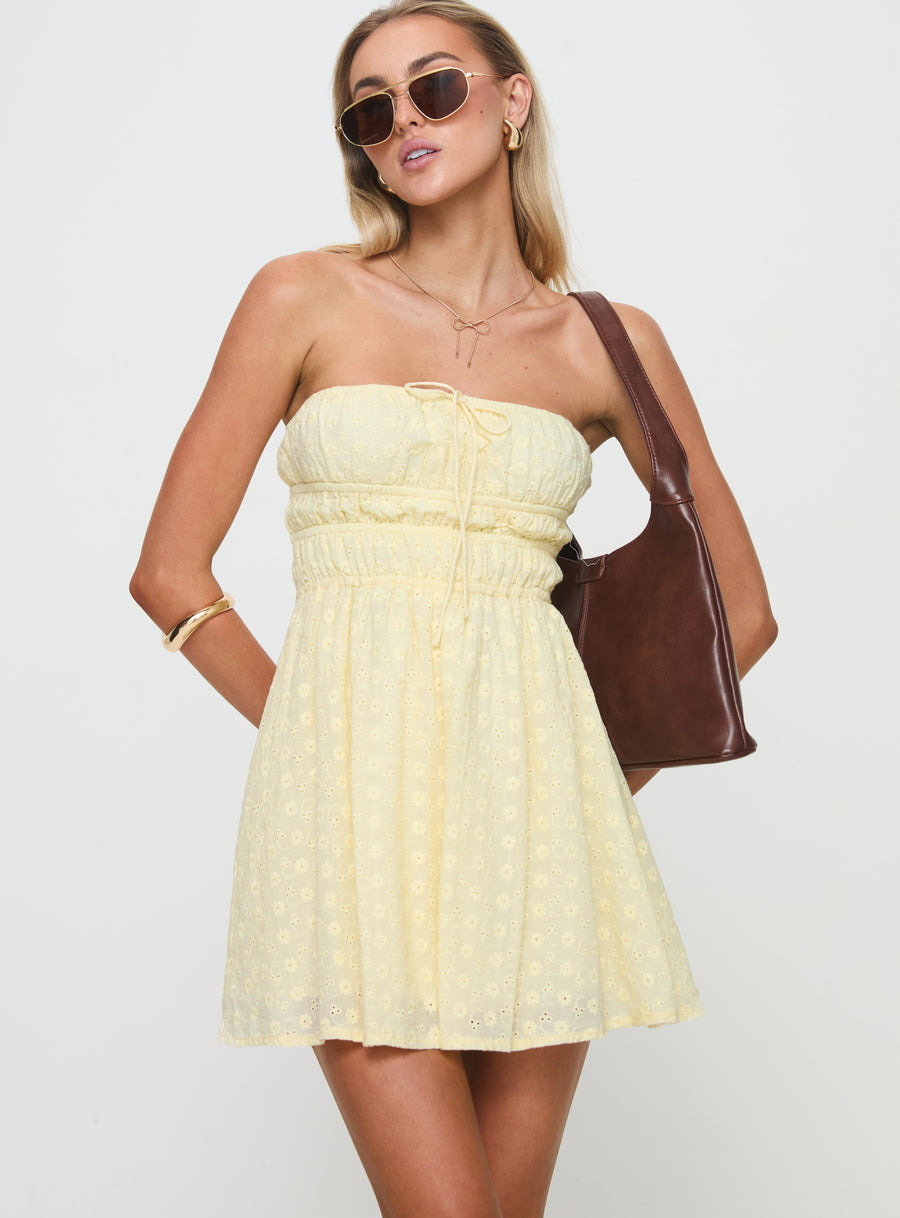 Nnarlia Mini Dress Lemon · photo 2