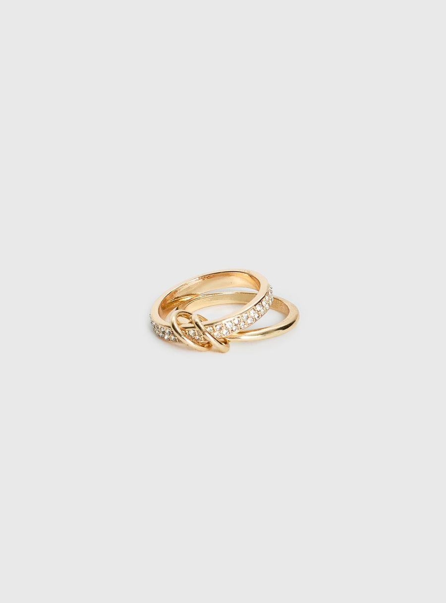 Something Sweet Stacked Ring Gold · photo 2