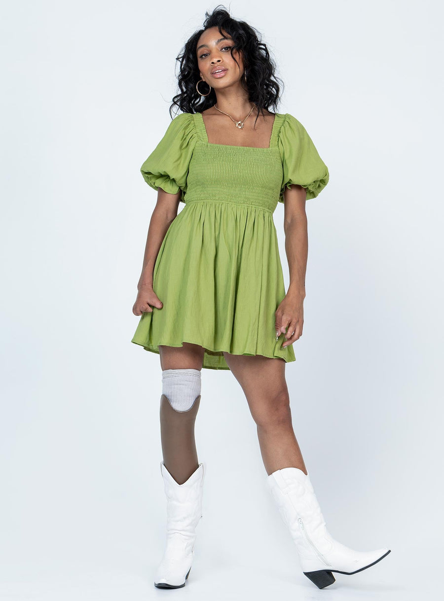 Dani Mini Dress Green · photo 3