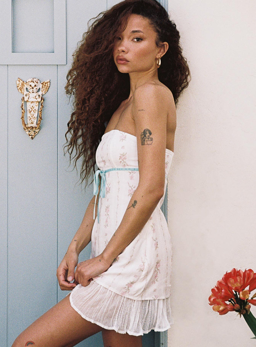 Odette Mini Dress Pink Multi · photo 3