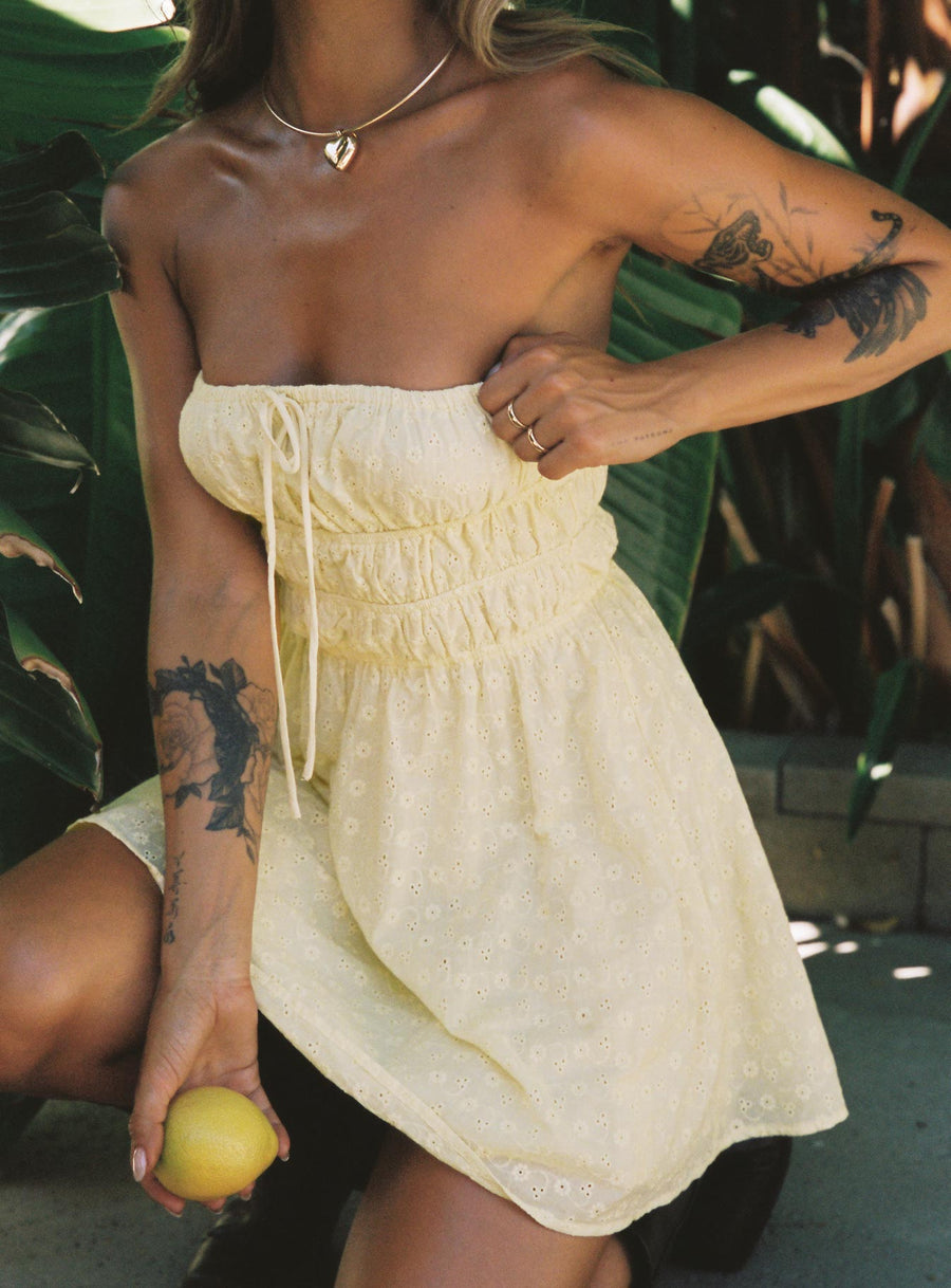 Nnarlia Mini Dress Lemon · photo 8