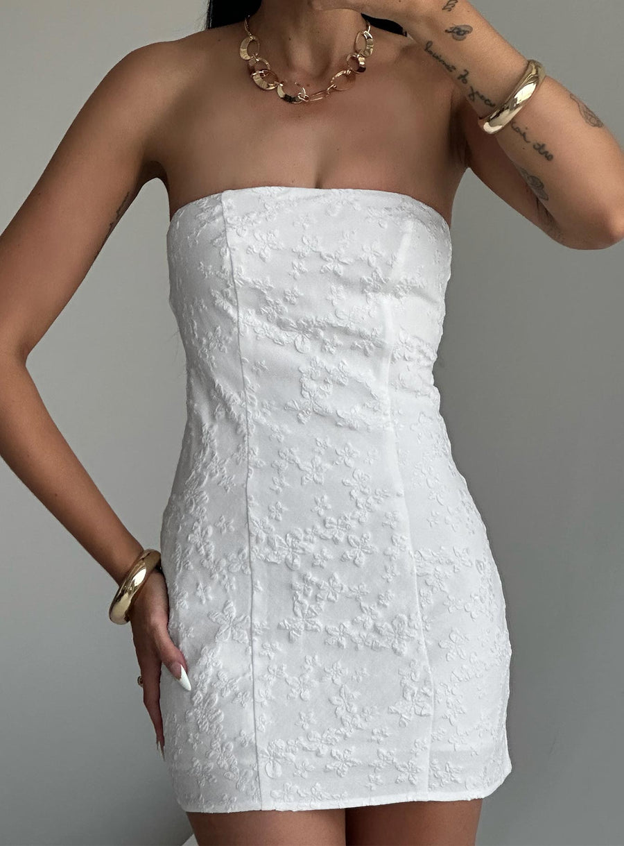 Anja Mini Dress White · photo 1