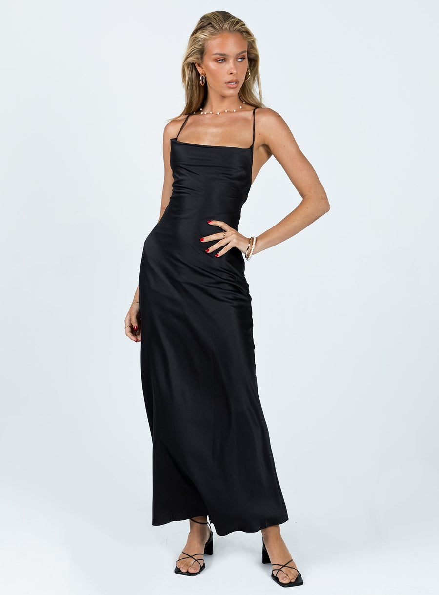 Celena Maxi Dress Black · photo 3