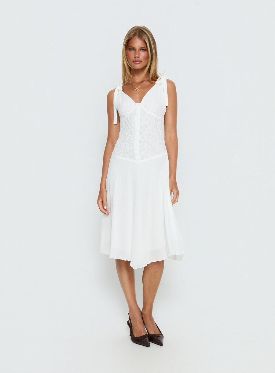 Danira Midi Dress White · photo 3