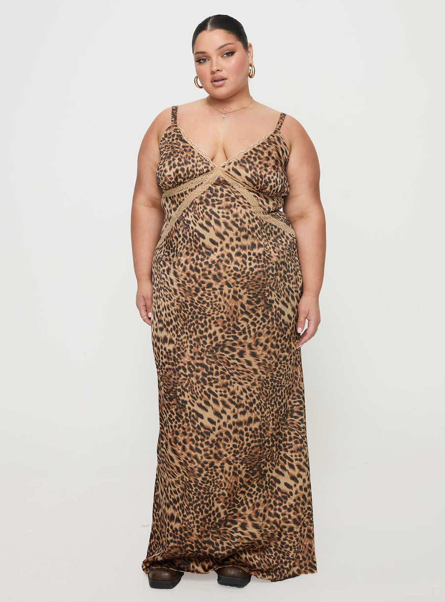 Sanctuary Maxi Dress Leopard Curve · photo 3