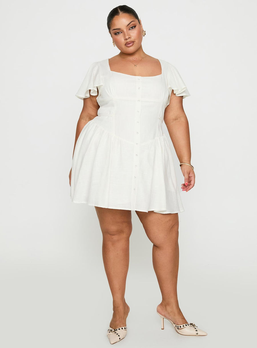 Forever More Mini Dress White Curve · photo 3