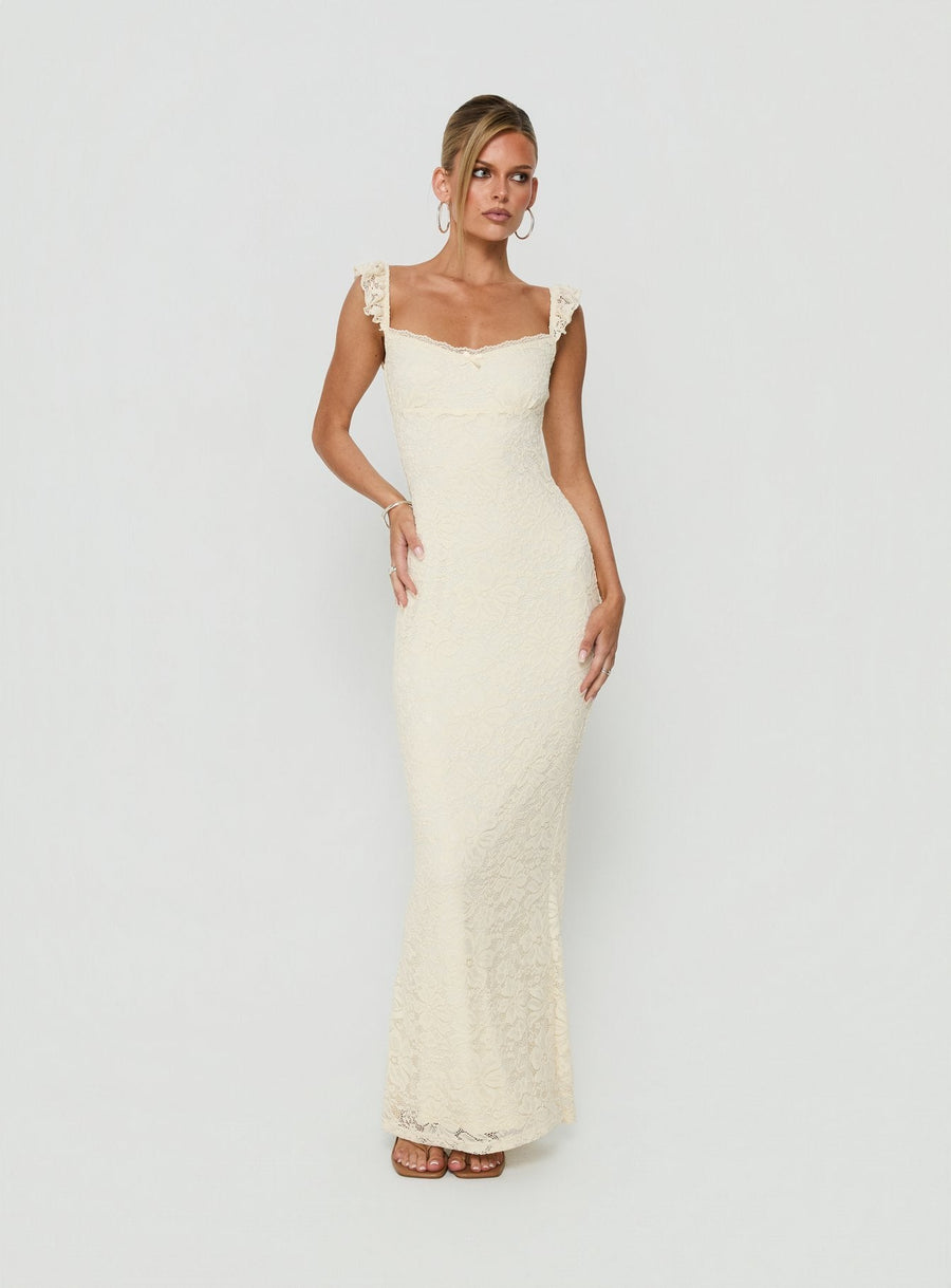 Beacall Maxi Dress Lemon · photo 3