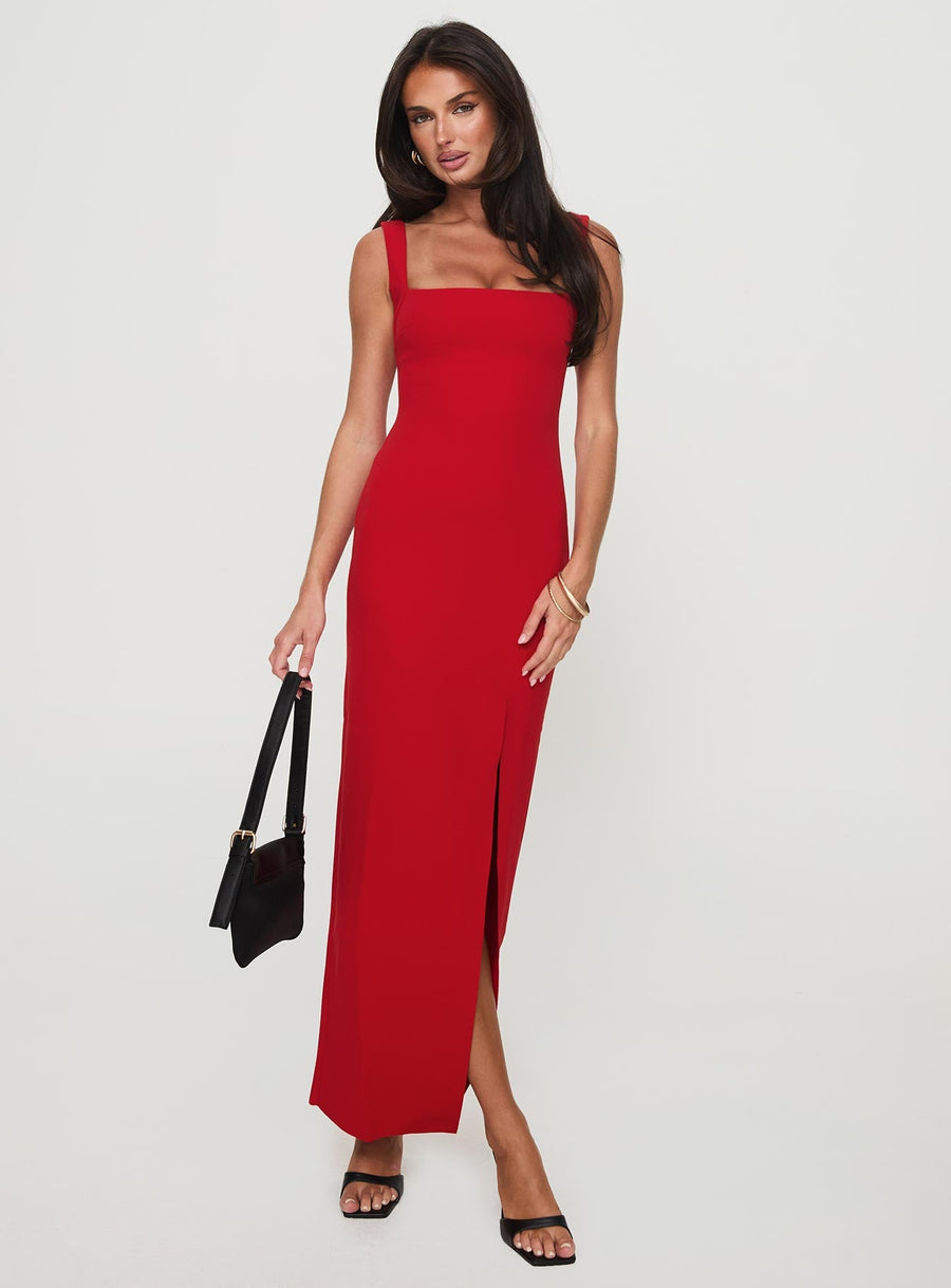 Bombshell Maxi Dress Red · photo 3