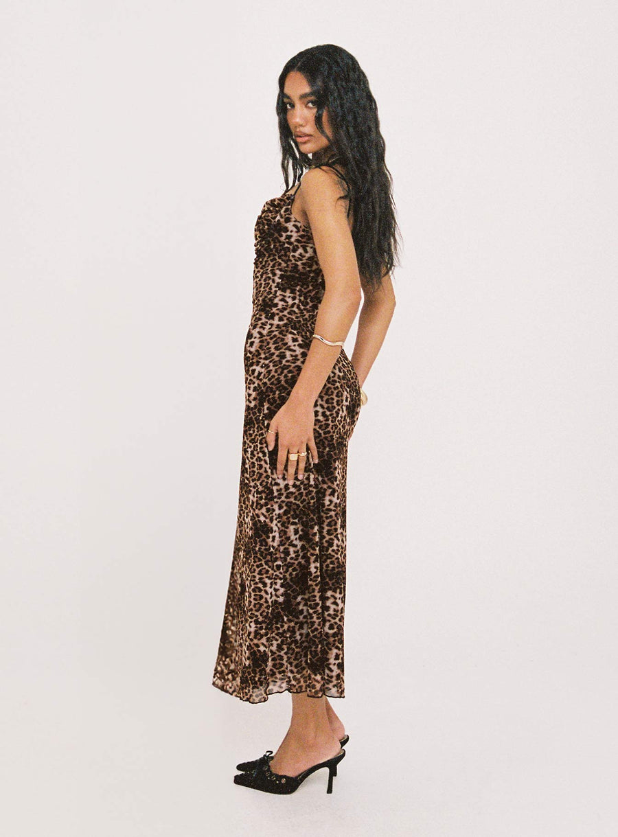 Sugar Maxi Dress Leopard · photo 8